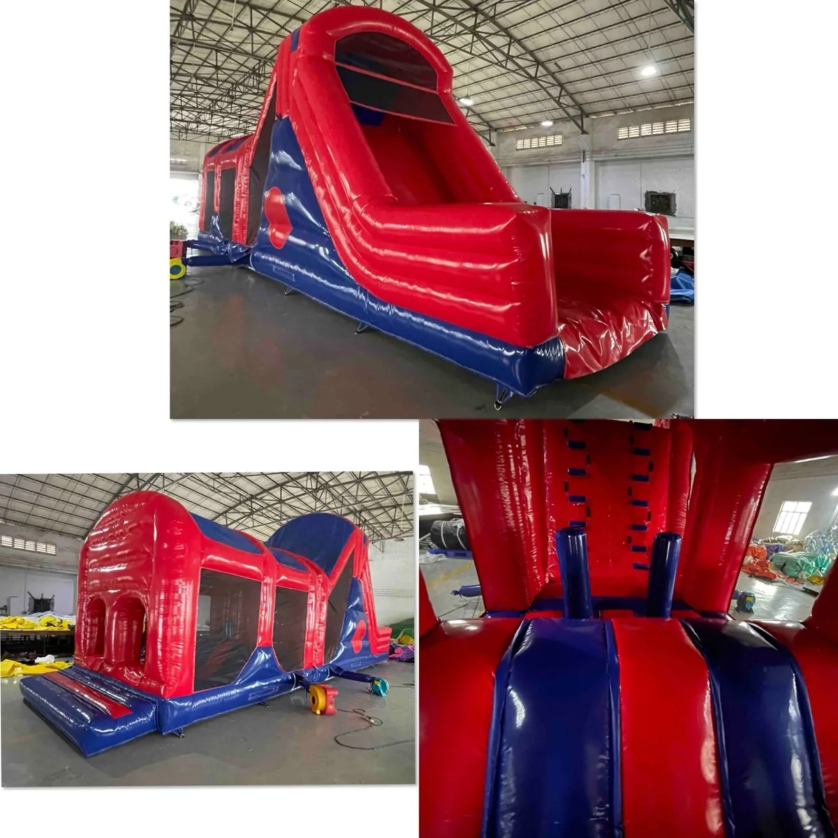 Bouncy Castle Jump House Obstacle Course Partly - Image 1