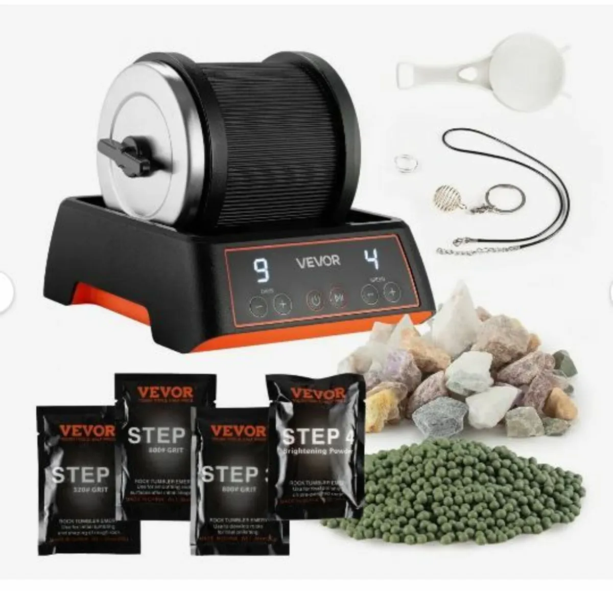 Rock Tumbler Kit, Rock Polishing Kit - Image 1
