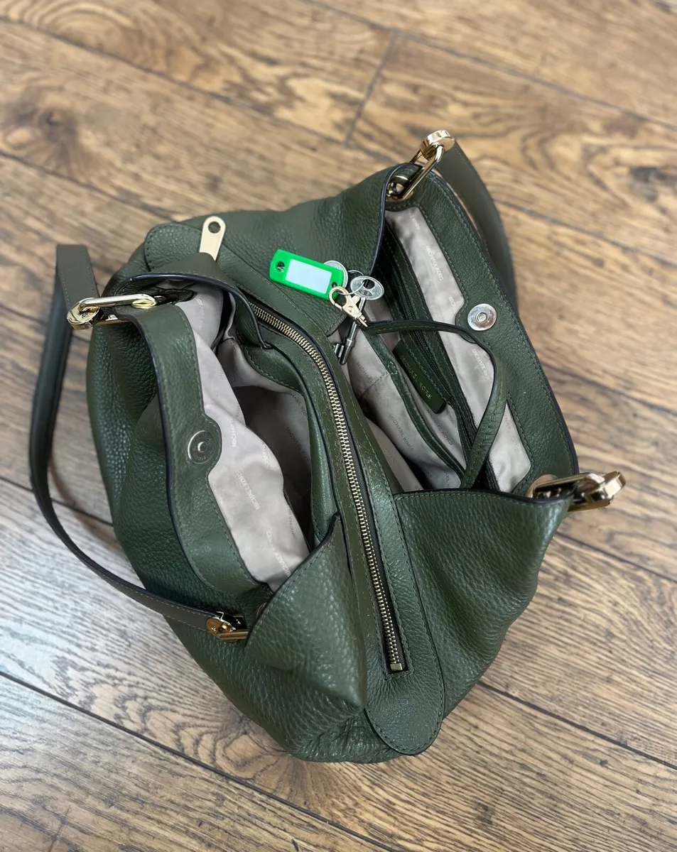 Michael Kors Olive Green Handbag - Image 2