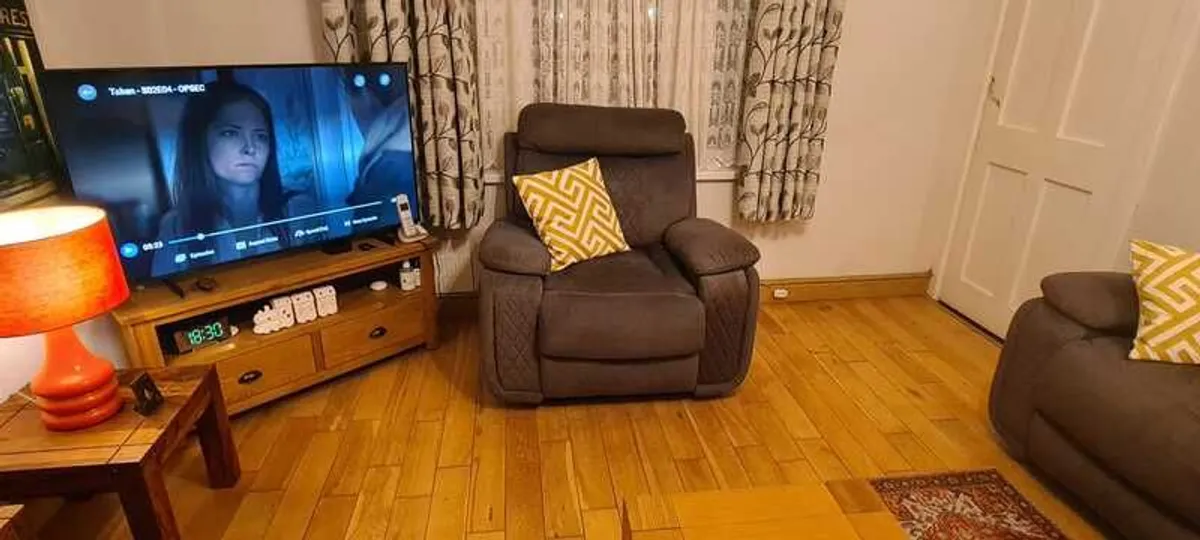3 Seater Recliner Sofa with Matching Chairs - Image 2