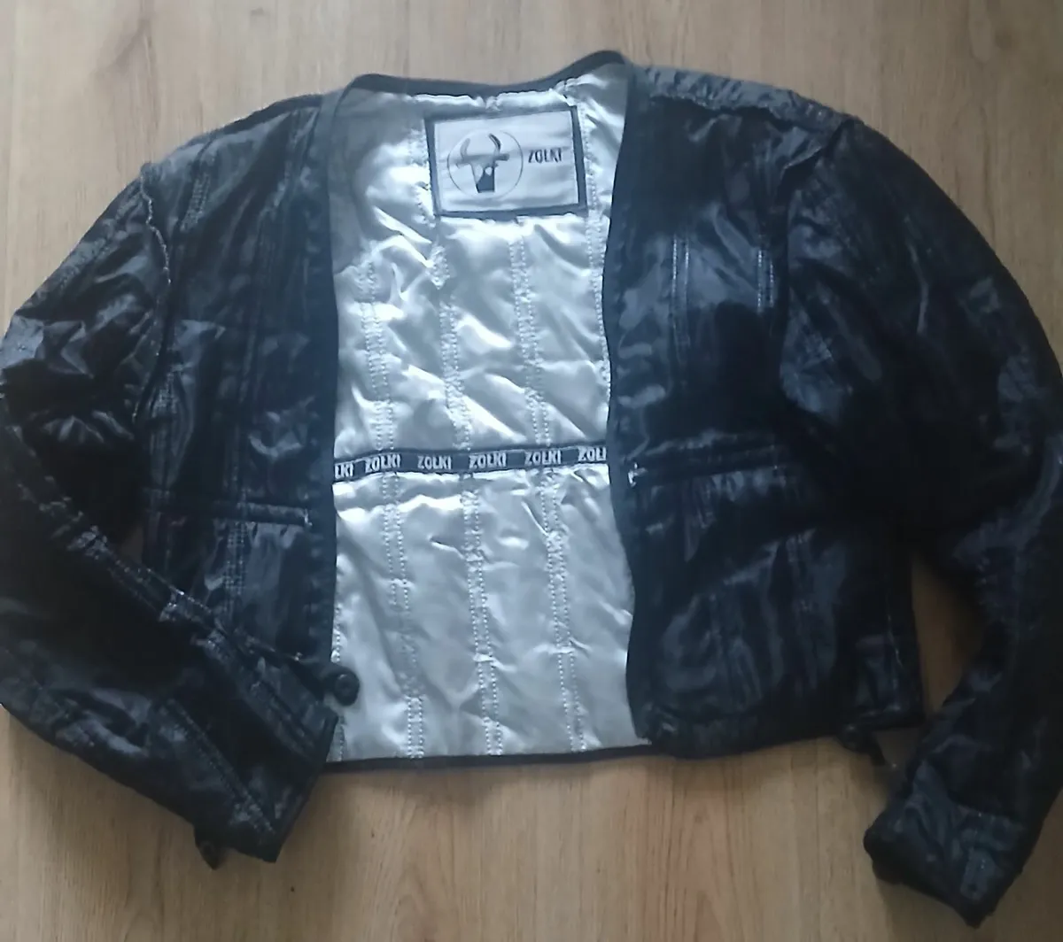 Vintage Leather Biker Jacket - Image 3