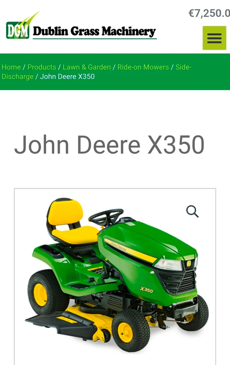 New X350 48" John Deere - Image 3