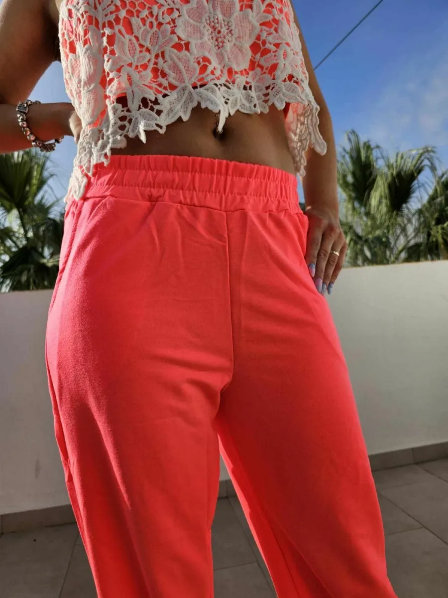 Neon pink sports joggers S,M,L - Image 3