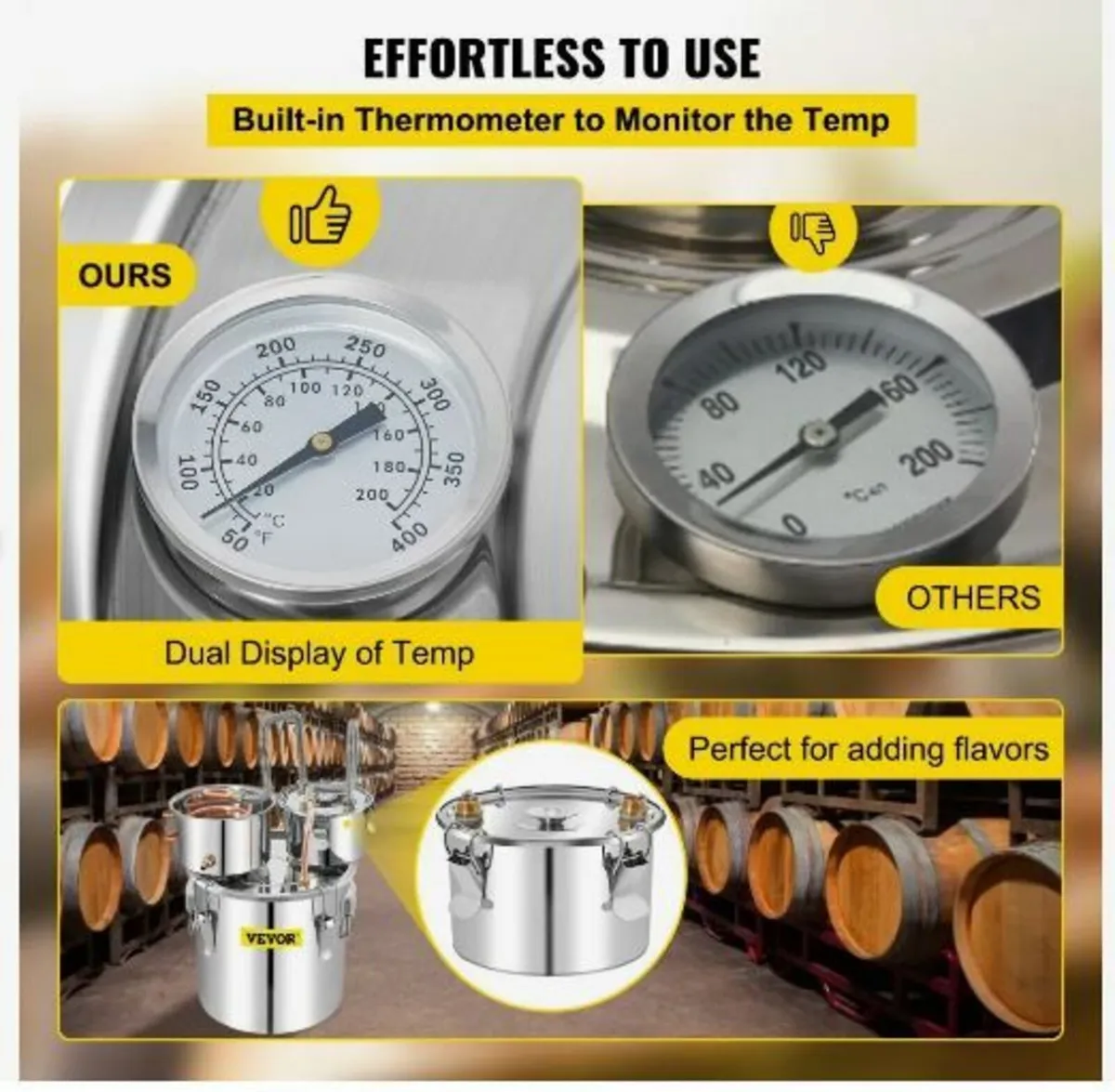 Alcohol Still, 50L SUS Water Alcohol Distiller - Image 4