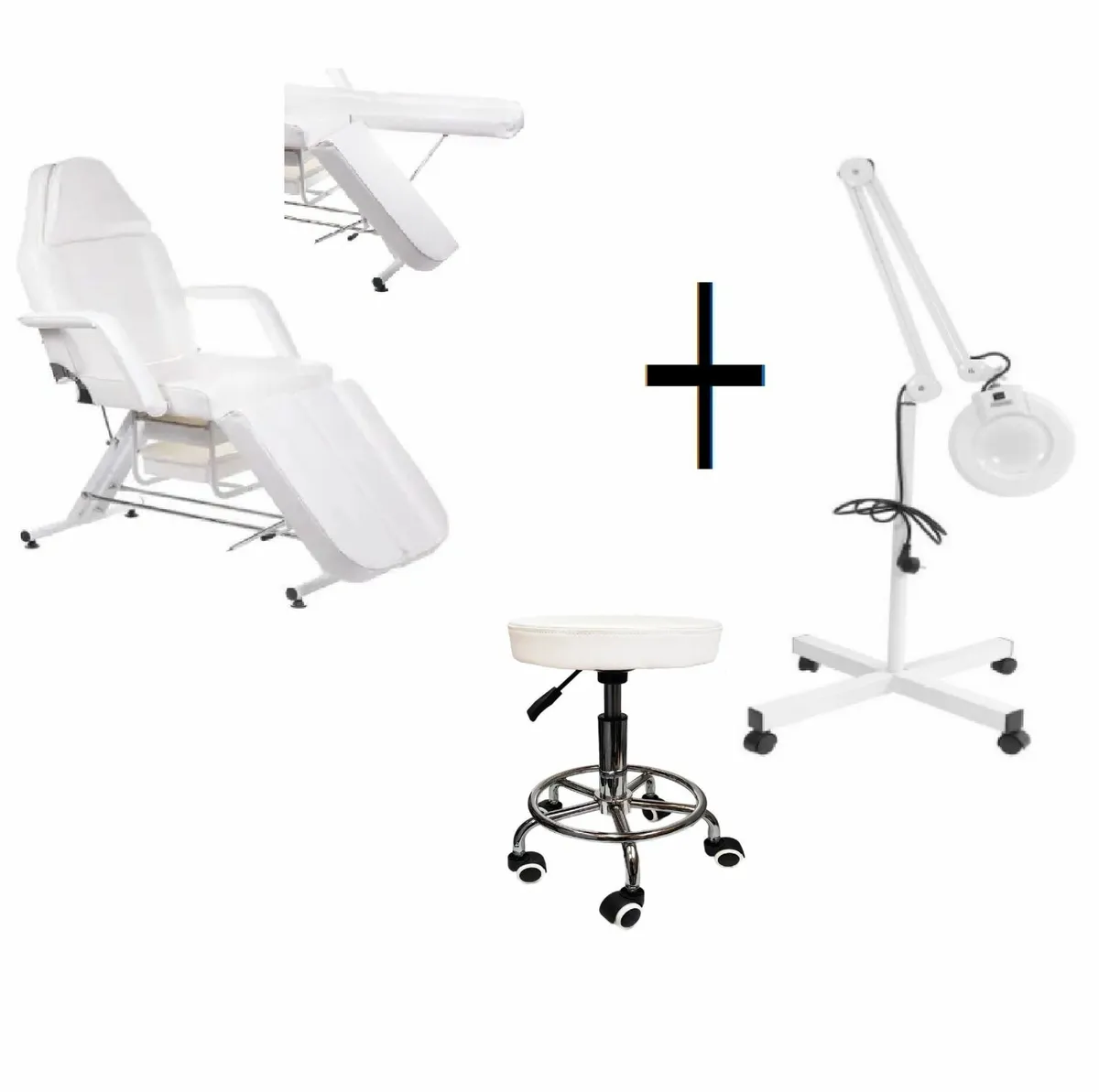 Beauty cosmetic bed chair with 2 cuvettes Split - Image 3