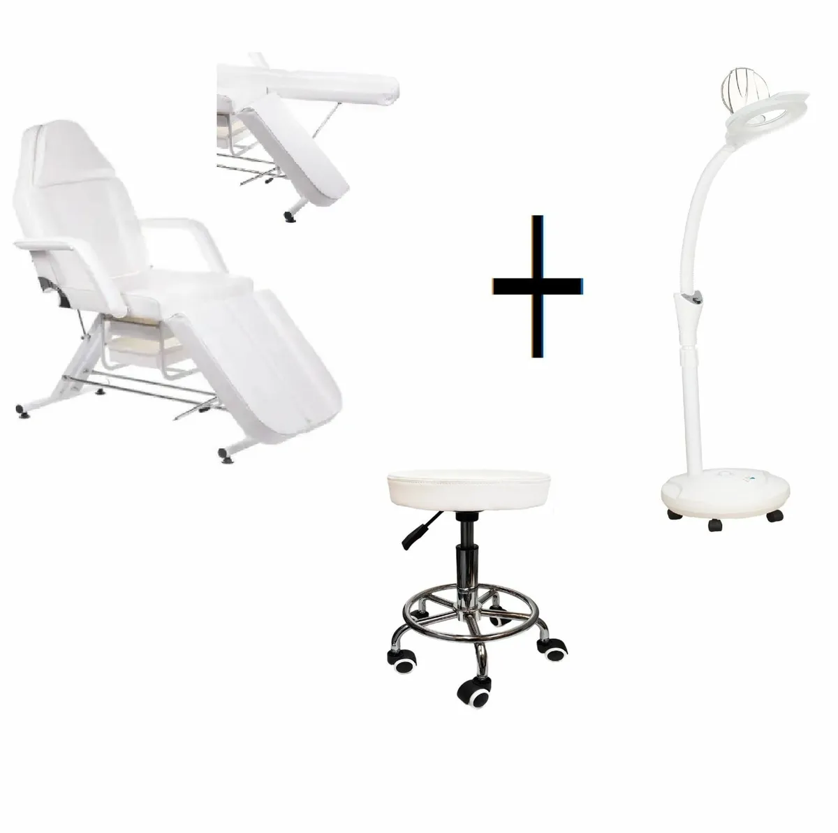 Beauty cosmetic bed chair with 2 cuvettes Split - Image 4