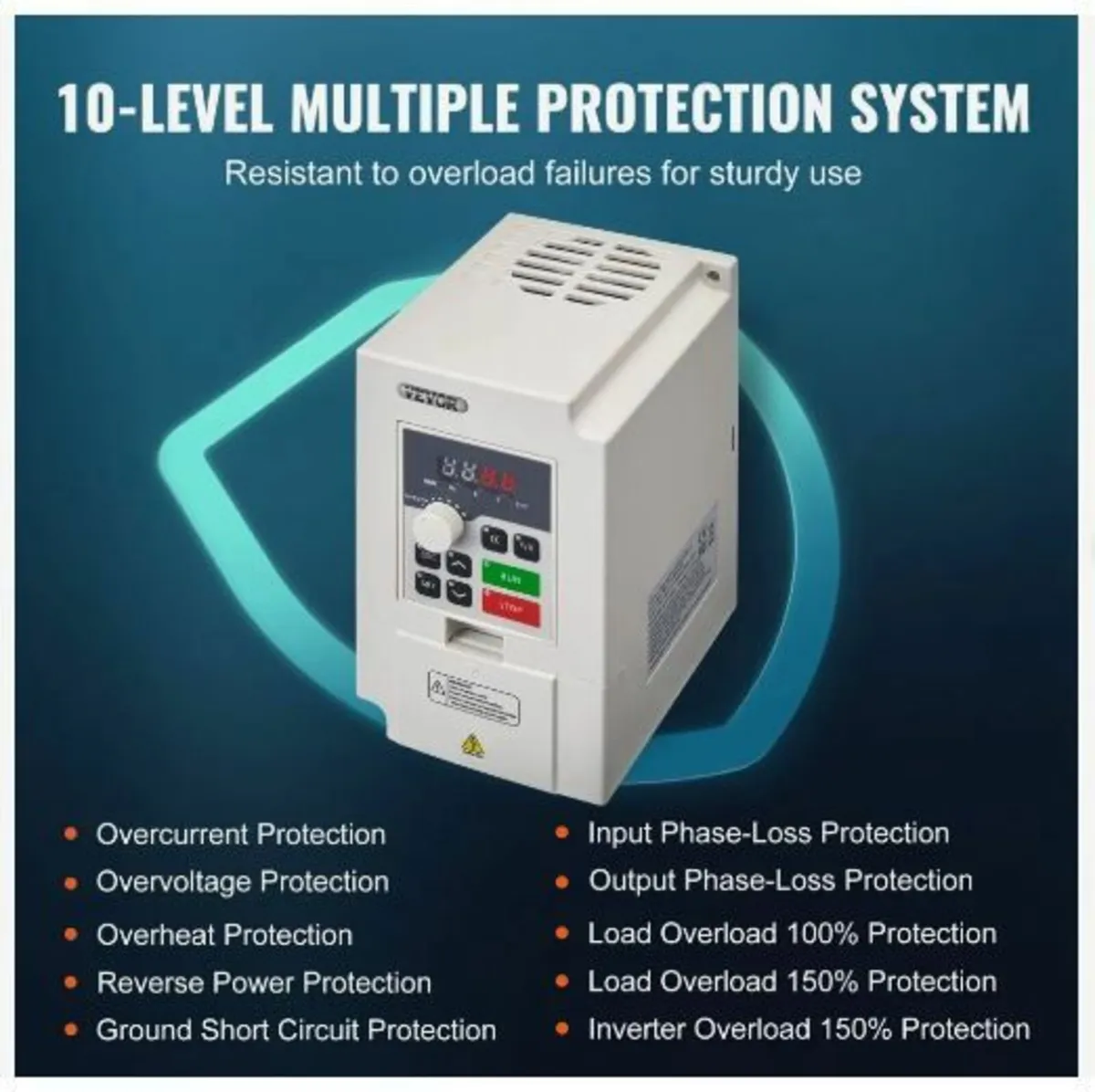VFD 3HP, 2.2KW, 5A, 3 Phase AC 380V Input - Image 4