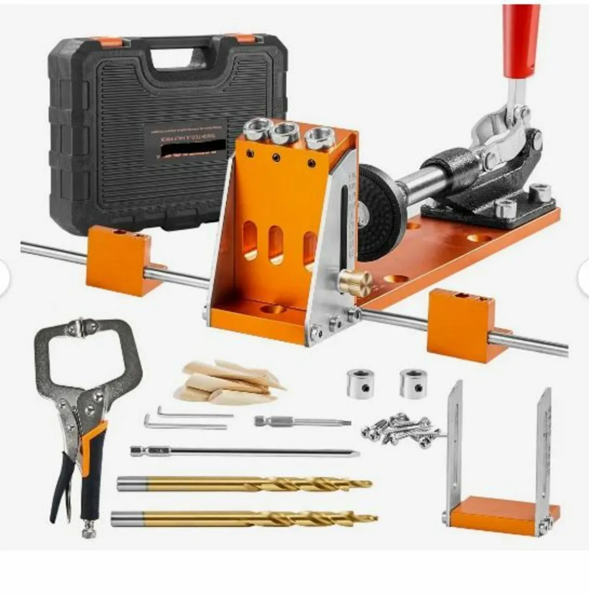 Pocket Hole Jig Kit, 34 Pcs Pocket Hole - Image 1