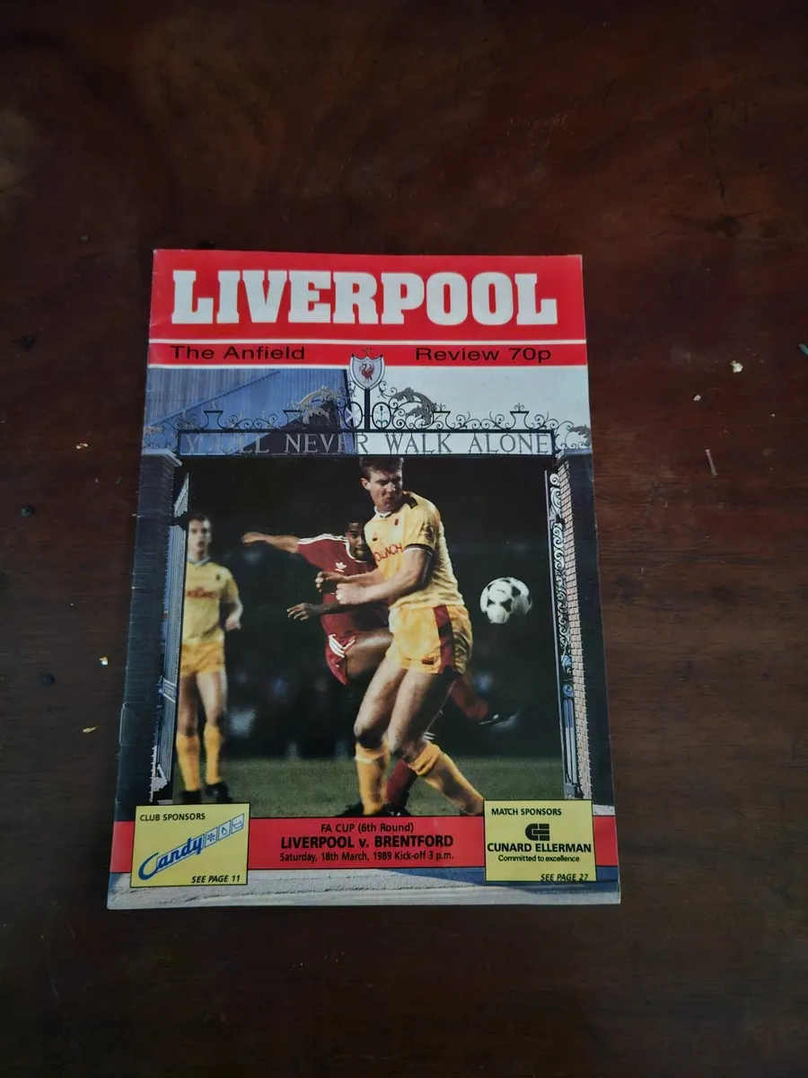 Liverpool Football Programme