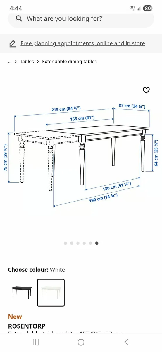 Table and chairs - Image 2