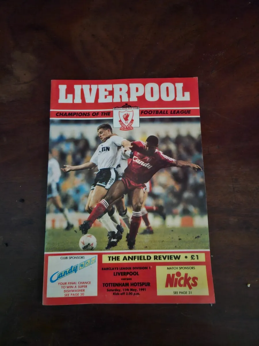 Liverpool Football Programme