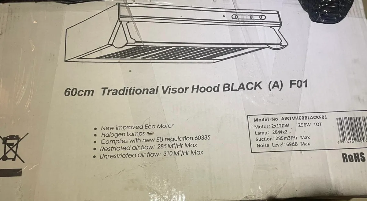 Airstream Twin Motor Extractor Fan Kitchen 60cm - Image 2