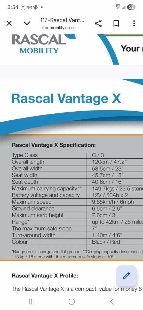Mobility scooter - Image 1