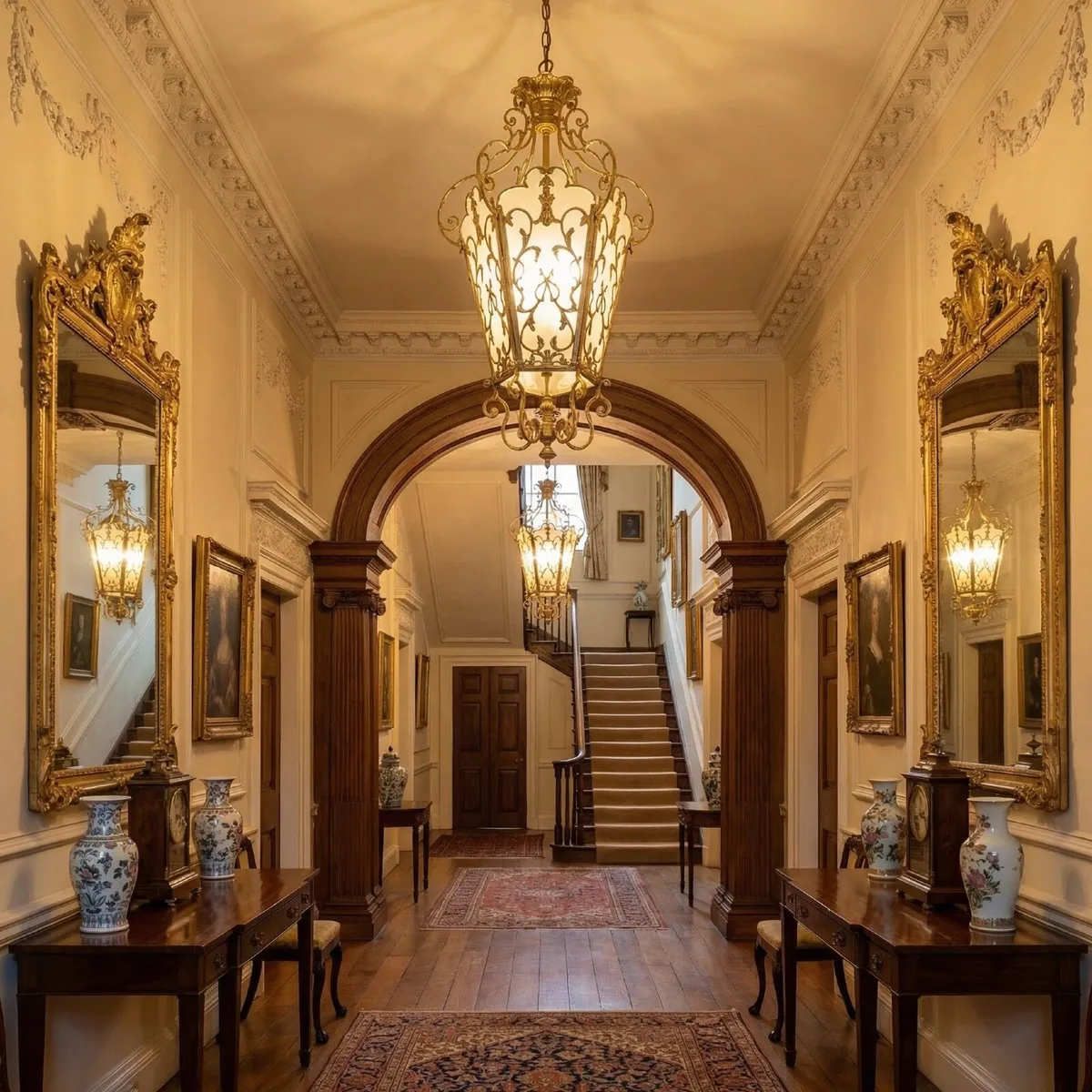 Fabulous fretwork brass lantern - Image 1