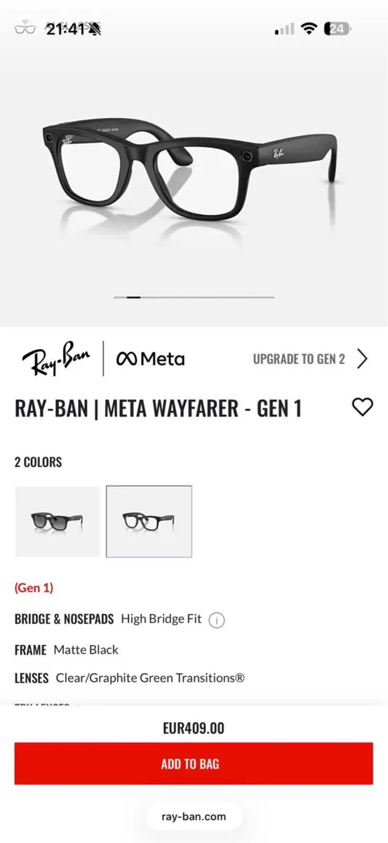 RAY-BAN - META WAYFARER - GEN 1 - Image 3