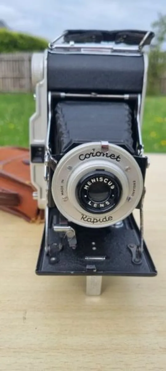 Coronet Rapide vintage 120 film folding camera - Image 1