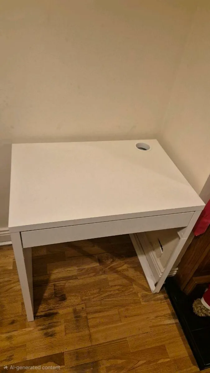 IKEA White Desk – 73 x 50 cm - Image 2