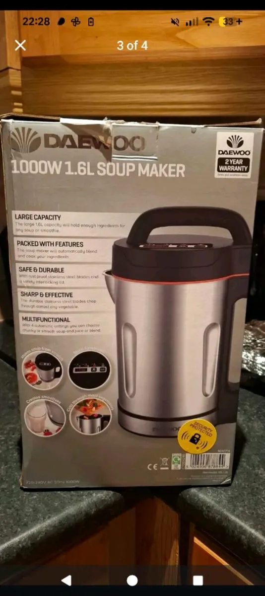 Daewoo 2 in 1 Soup maker - Image 3