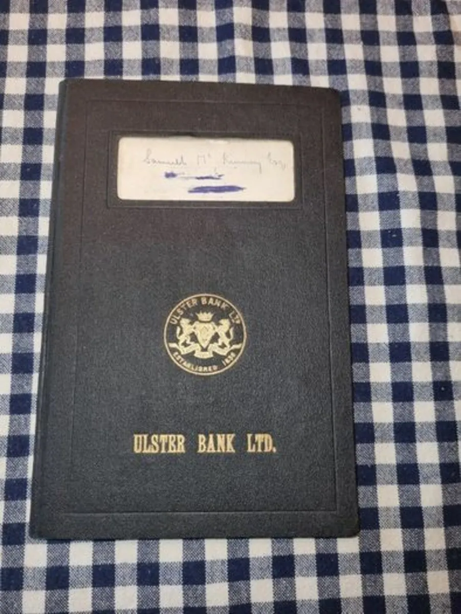 Vintage Ulster Bank savings book - Image 1