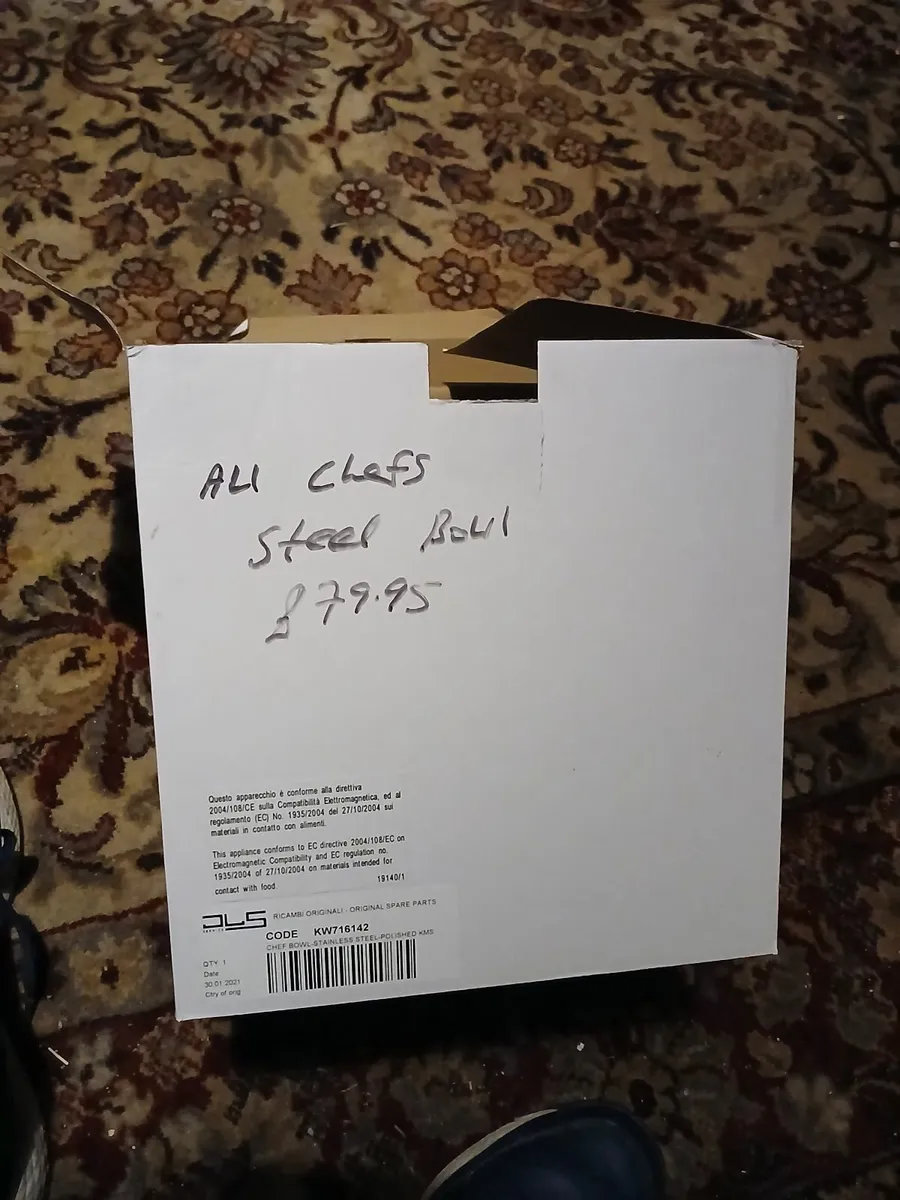 Kenwood chef mixing bowl steel NEW - Image 2