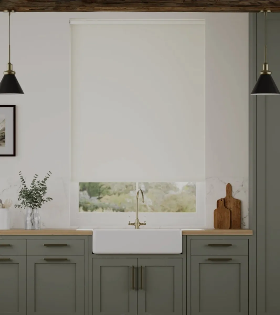 New Blackout roller blinds x 3 - Image 1