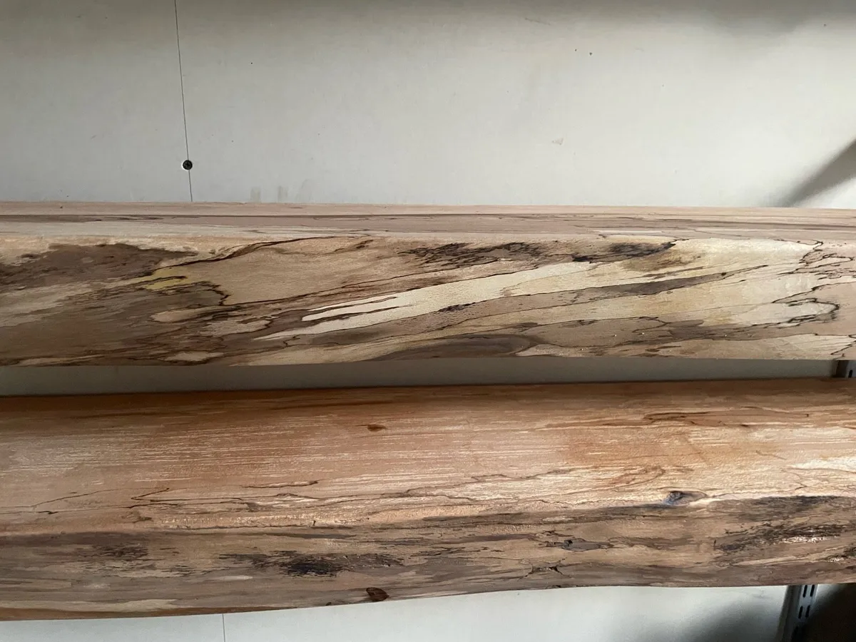 Spalted Beech Timber Mantels - Image 4