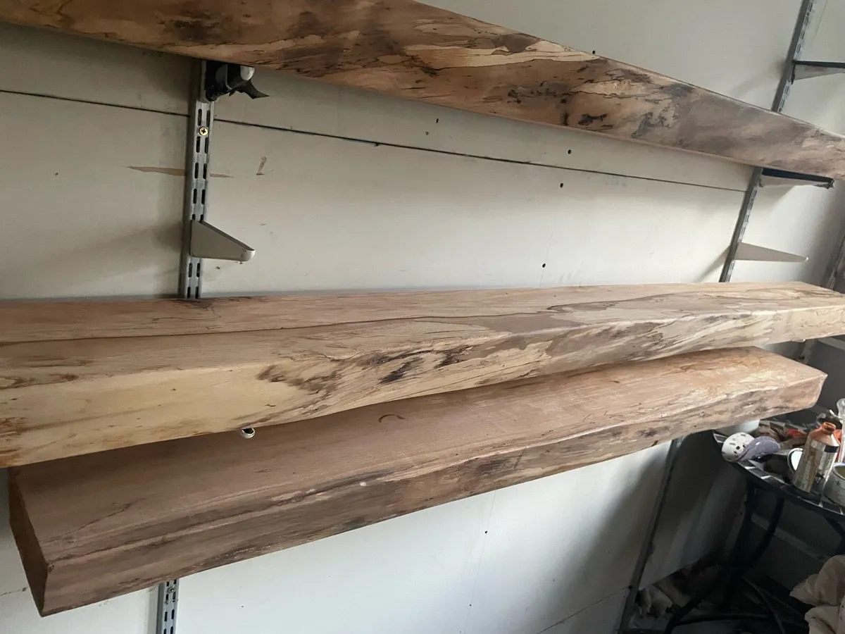 Spalted Beech Timber Mantels - Image 3