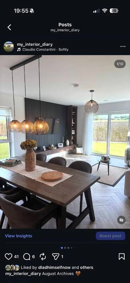 "Camden" weathered oak extending dining table - Image 3