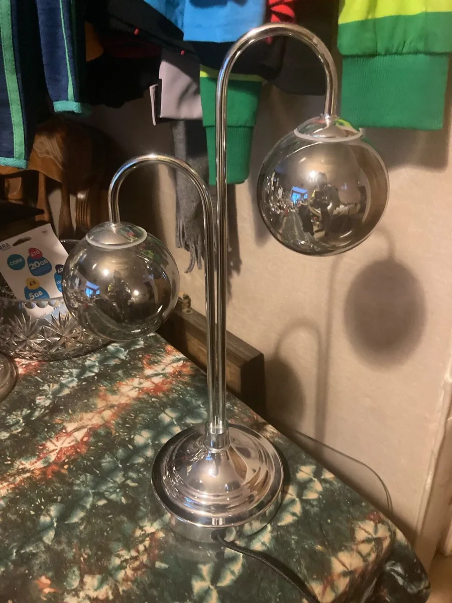 Modern two bulb touch lamp light - Image 1