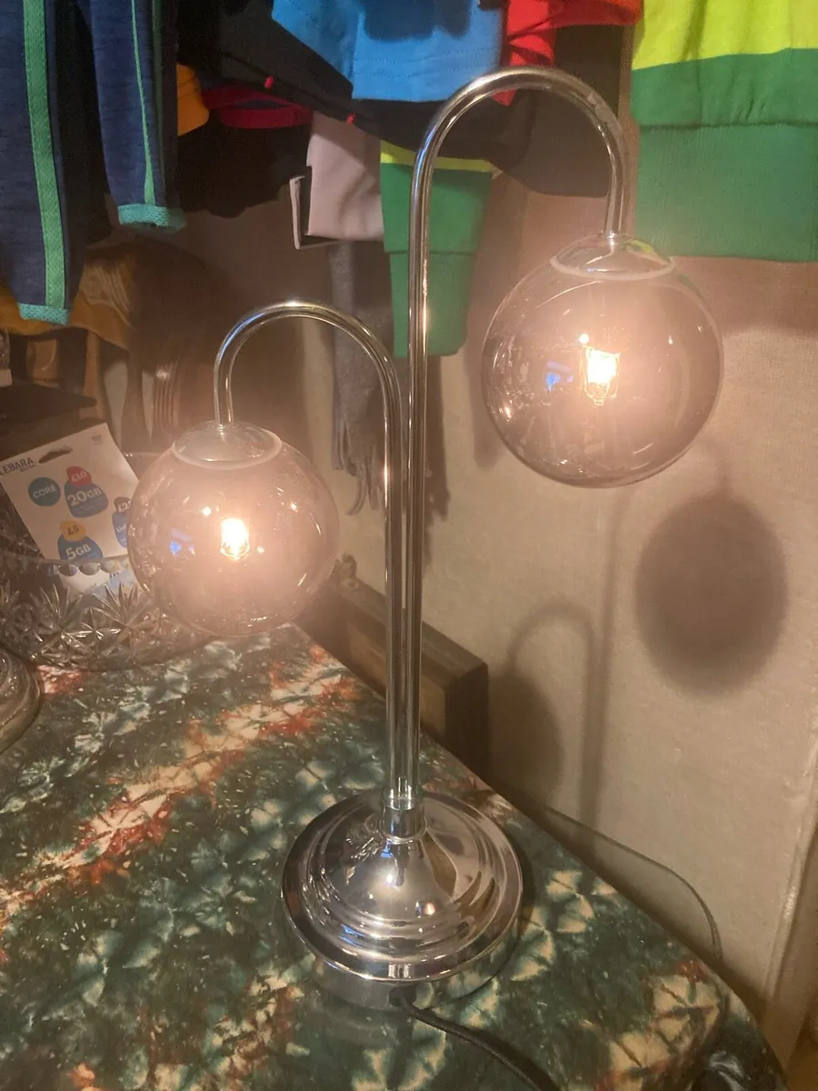 Modern two bulb touch lamp light - Image 2