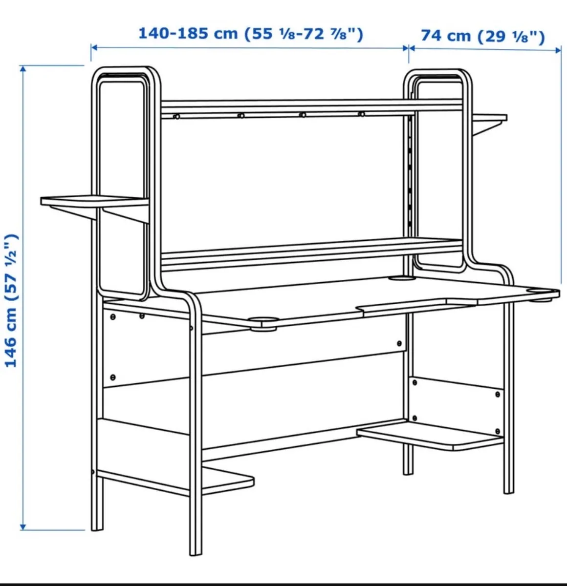 Office/Gaming Desk - Image 4