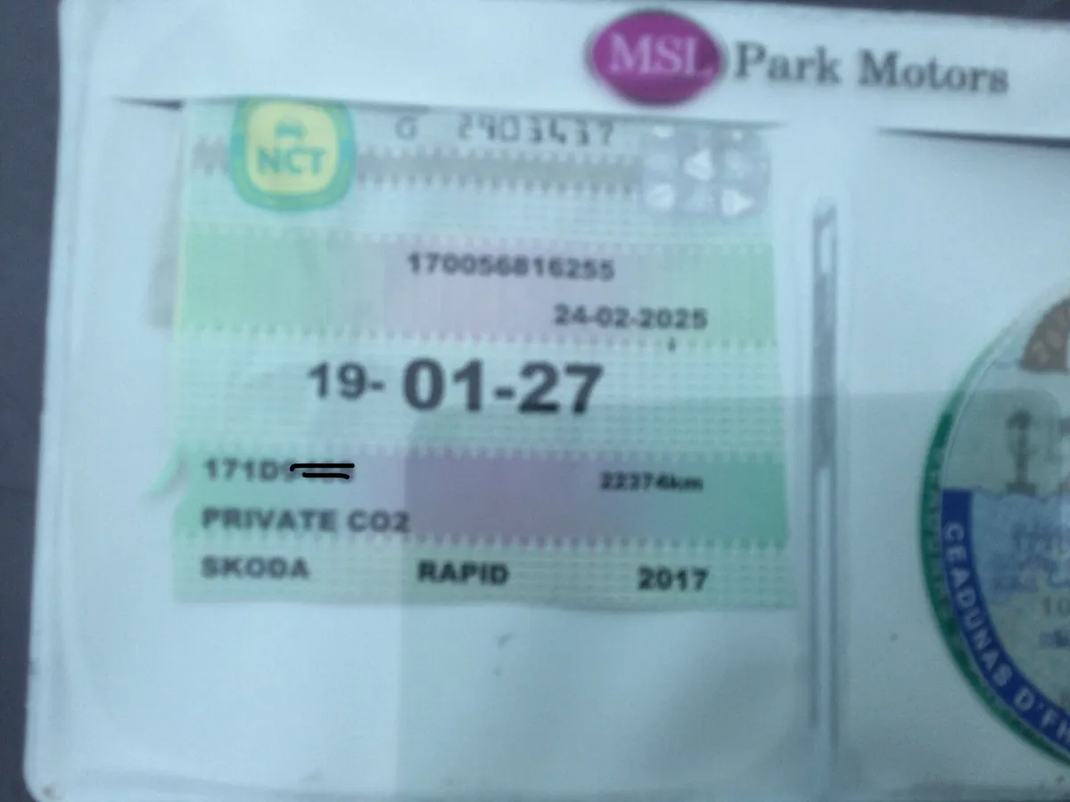 2017 Skoda Rapid - Image 2