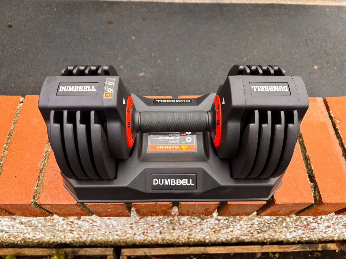 Dumbbells adjustable 12.5 kg/25 kg new in - Image 1