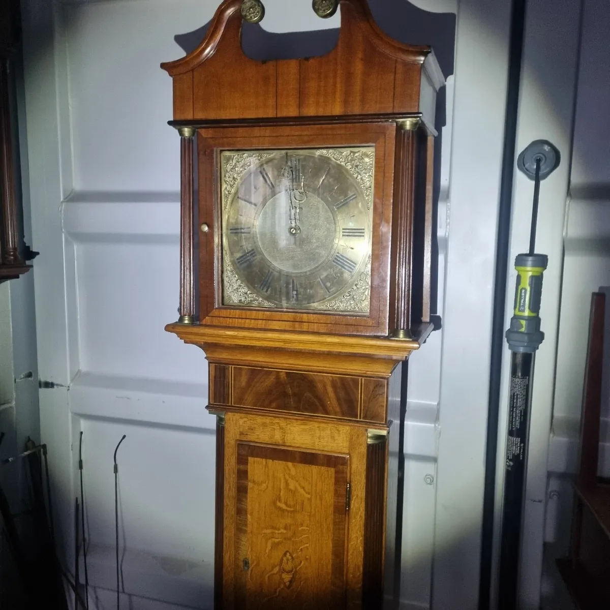 GEORGIAN GRAND FATHER CLOCK THOS, LEWIS BRISTOL - Image 2