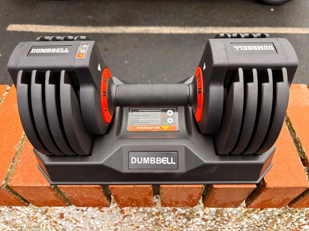 Dumbbells adjustable 12.5 kg/25 kg new in - Image 3