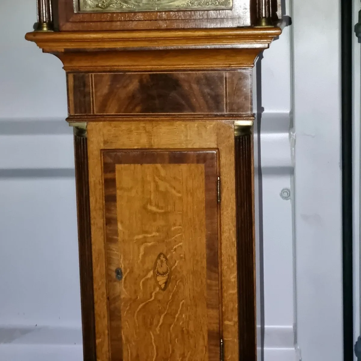 GEORGIAN GRAND FATHER CLOCK THOS, LEWIS BRISTOL - Image 4