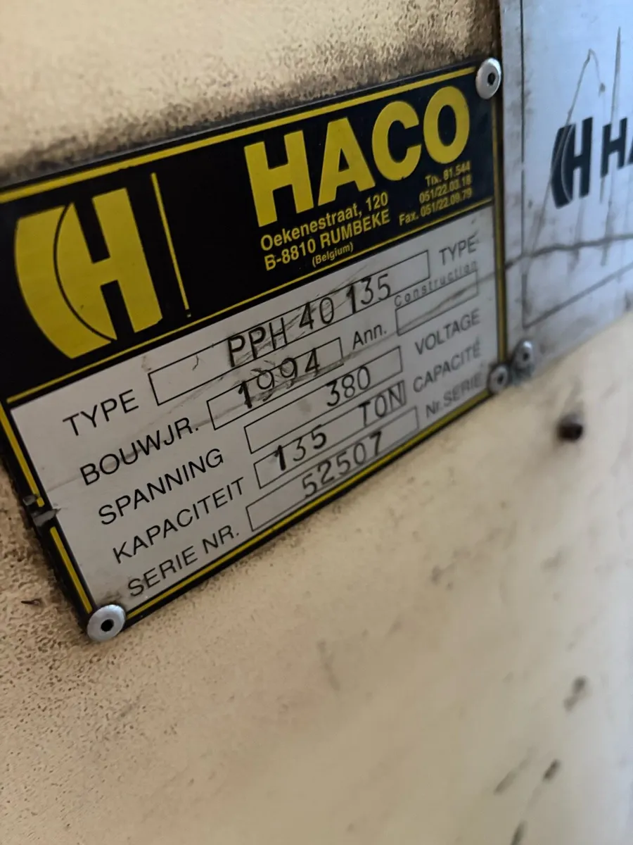 HACO PRESS BRAKE 135t - Image 3