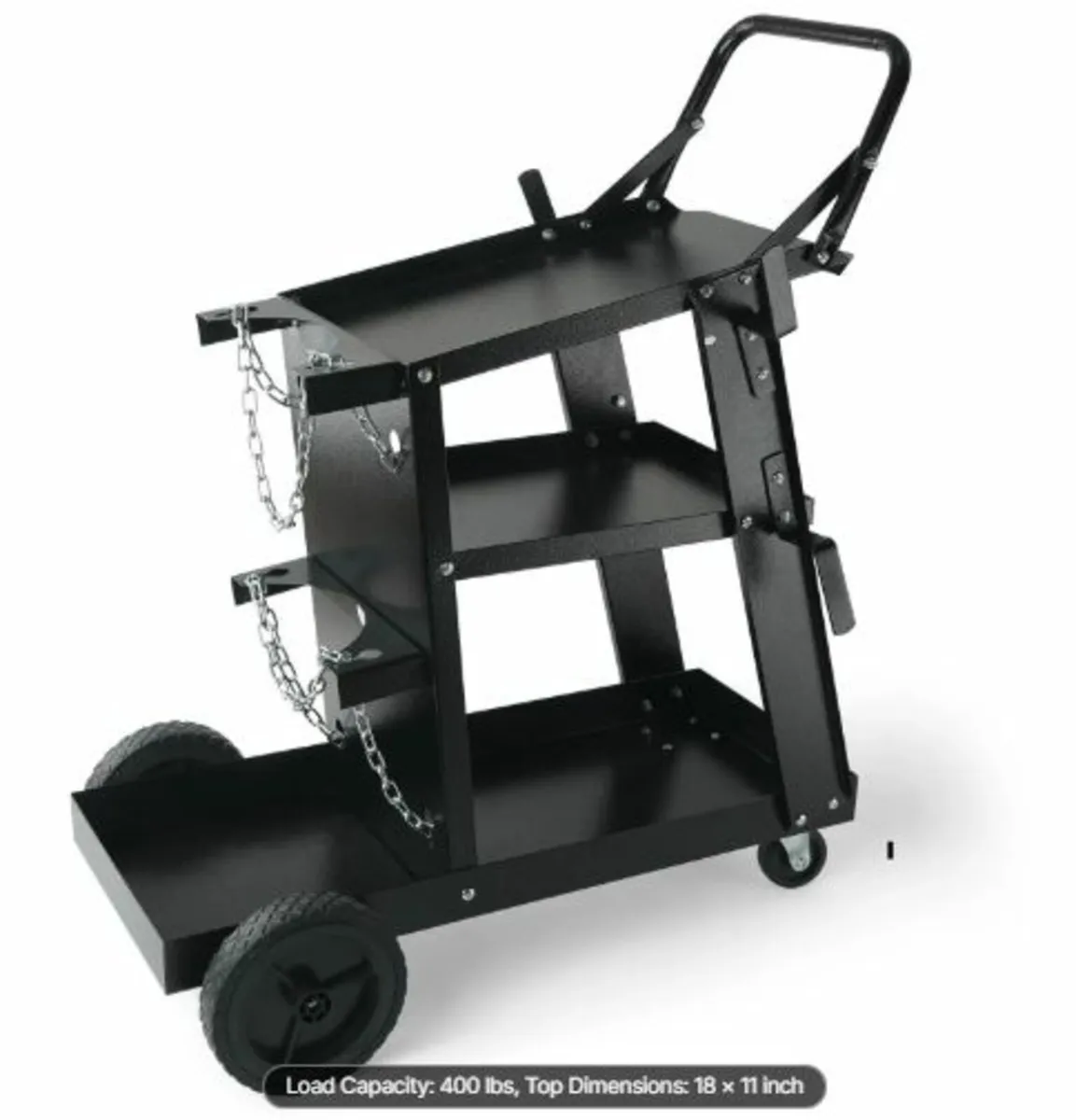 Welding Cart, 3-Tier Heavy Duty Welder Cart - Image 1