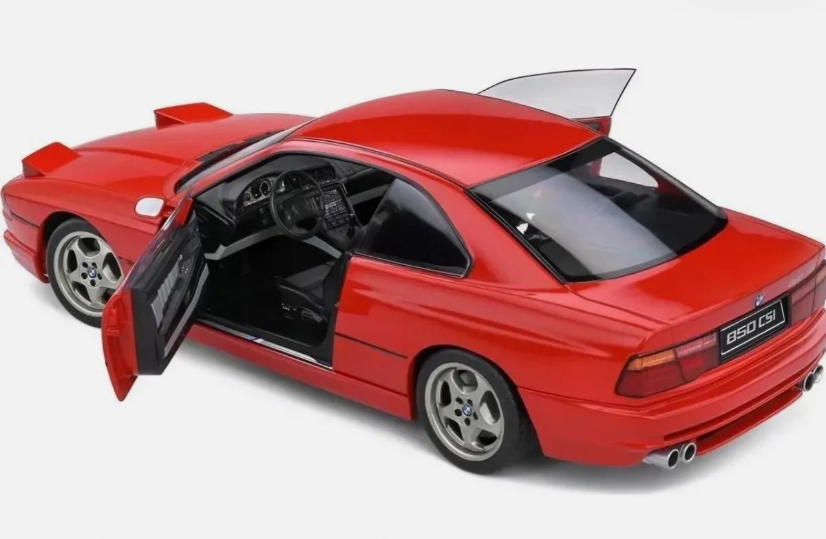 BMW 850csi (e31) 1990 - Brilliant Red - 1/18 - NEW - Image 4