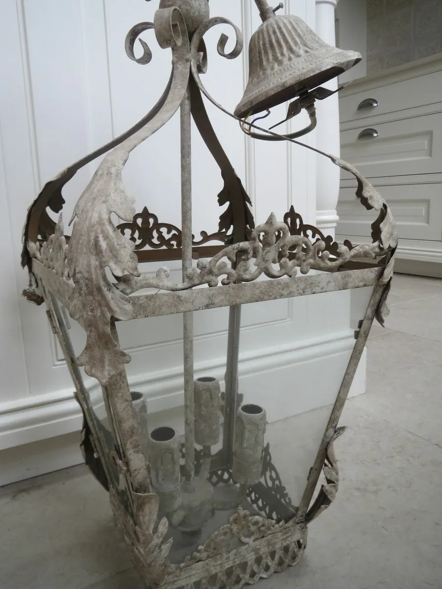 Rustic Country Iron Ceiling light x 2 - Image 3