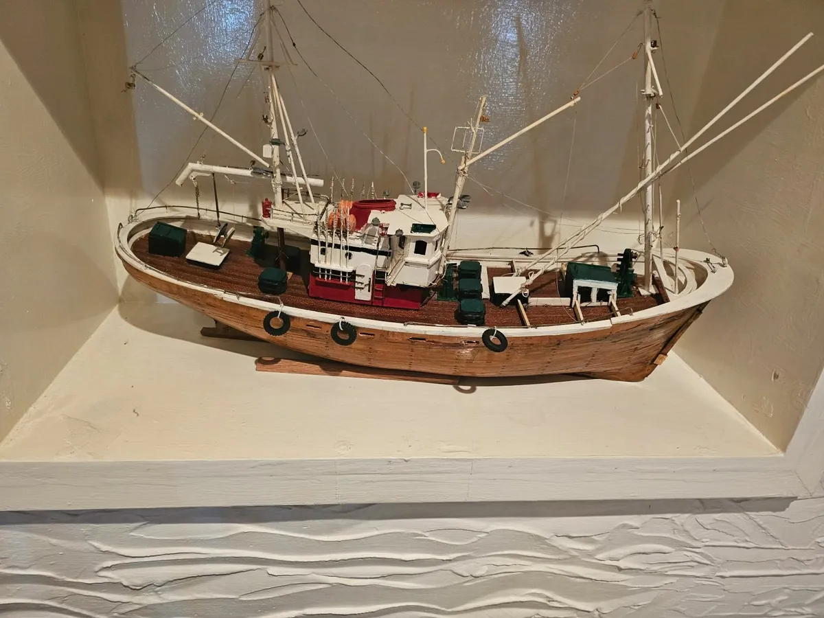 Handmade model ship