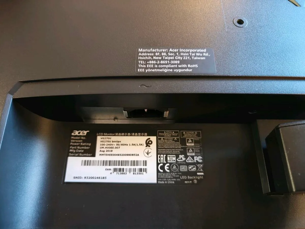 Acer Nitro 27" IPS 2K Gaming monitor - Image 4