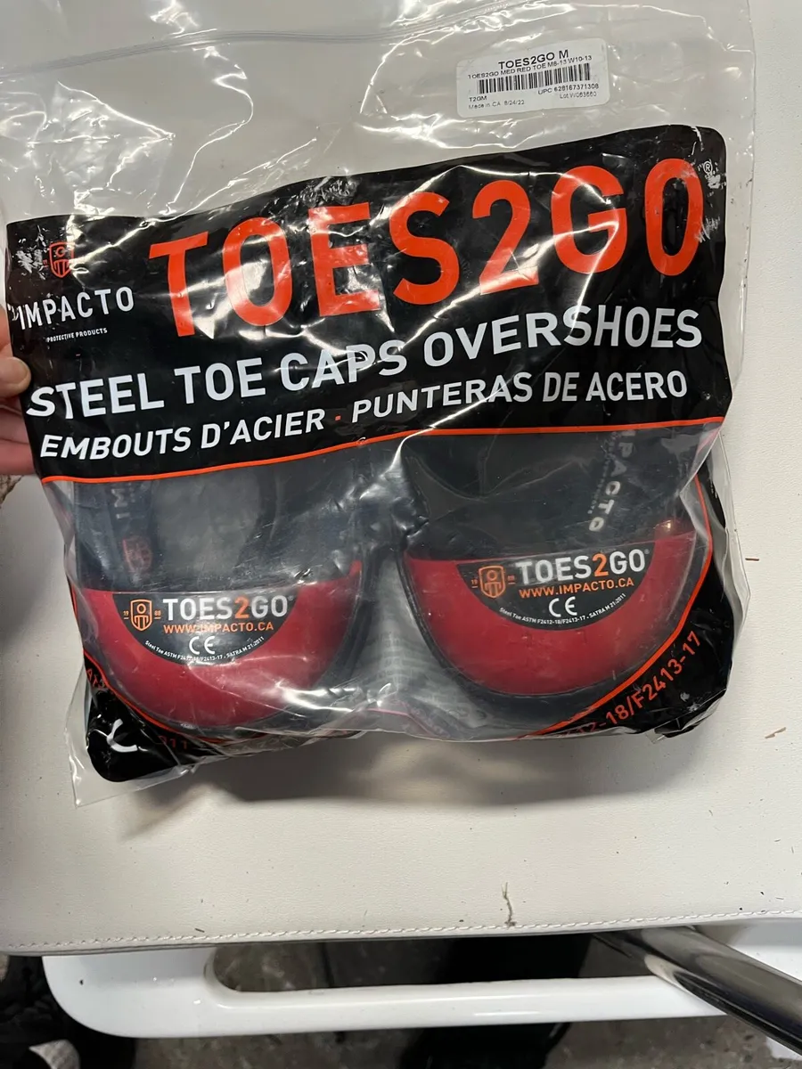 Safety slip on steel toe caps - Image 2