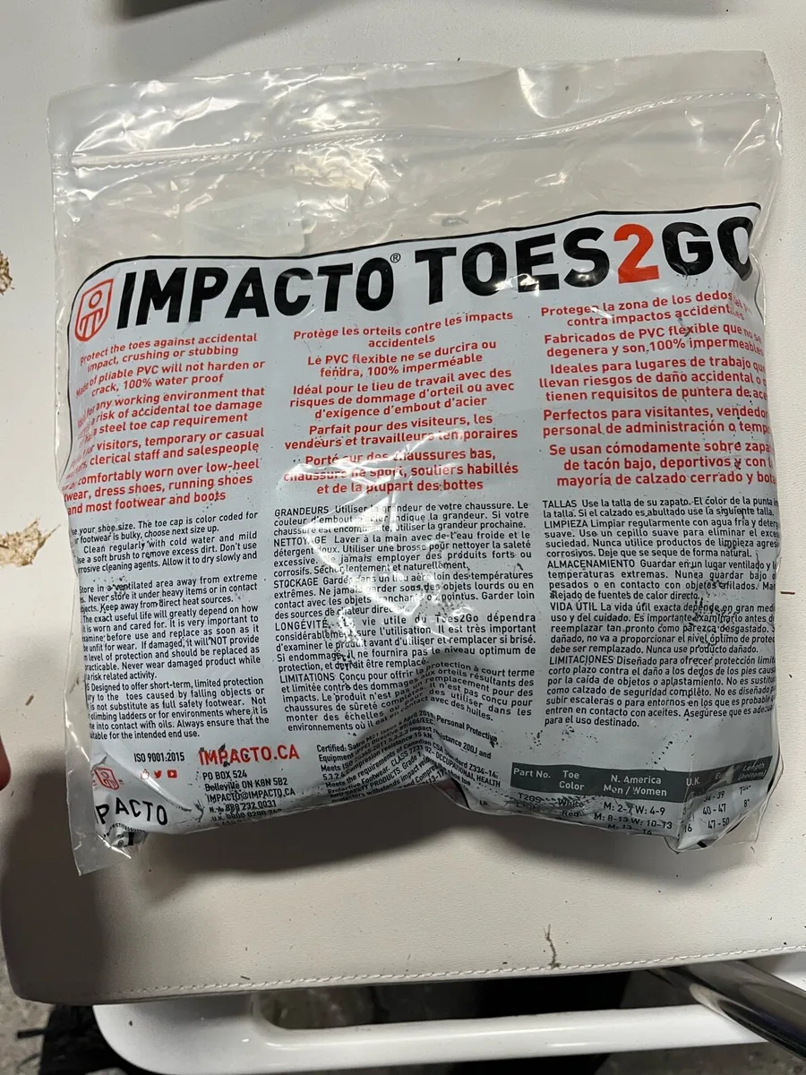 Safety slip on steel toe caps - Image 3