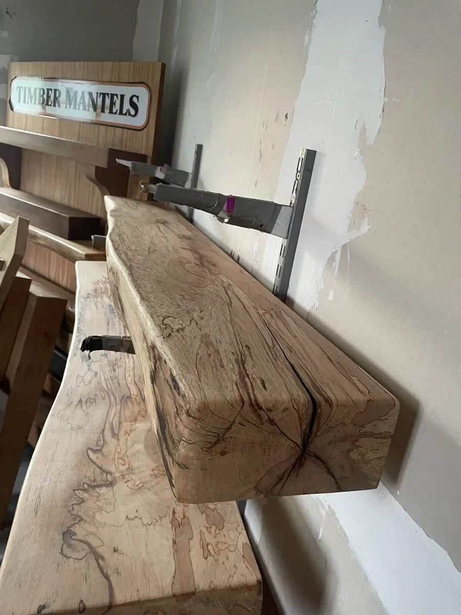 Spalted Beech Timber Mantels - Image 2