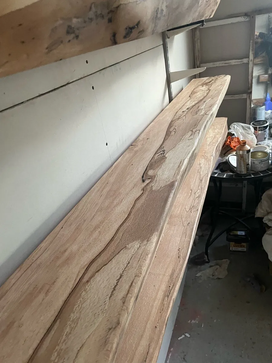Spalted Beech Timber Mantels - Image 3