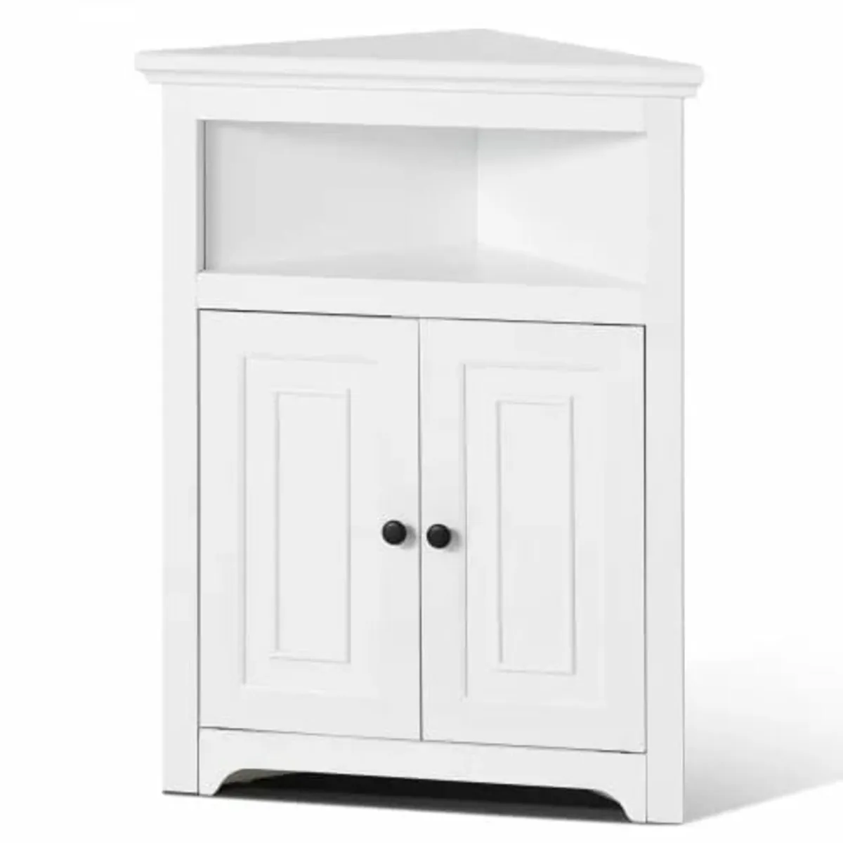 32" Corner Storage Cabinet, 3 Tiers Small Storage - Image 1