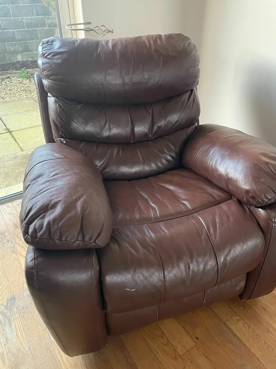 Leather Recliner Sofa & Armchair - Image 3
