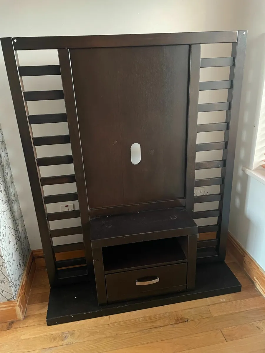TV Stand with Storage Unit - Image 1