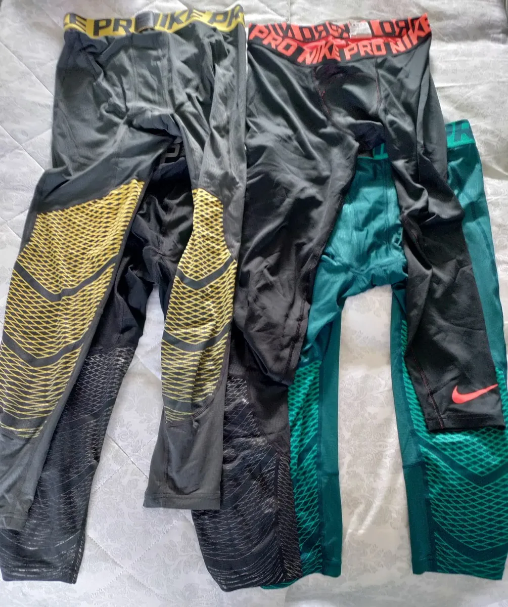 Nike Pro gym training leggings x2 L - Image 4